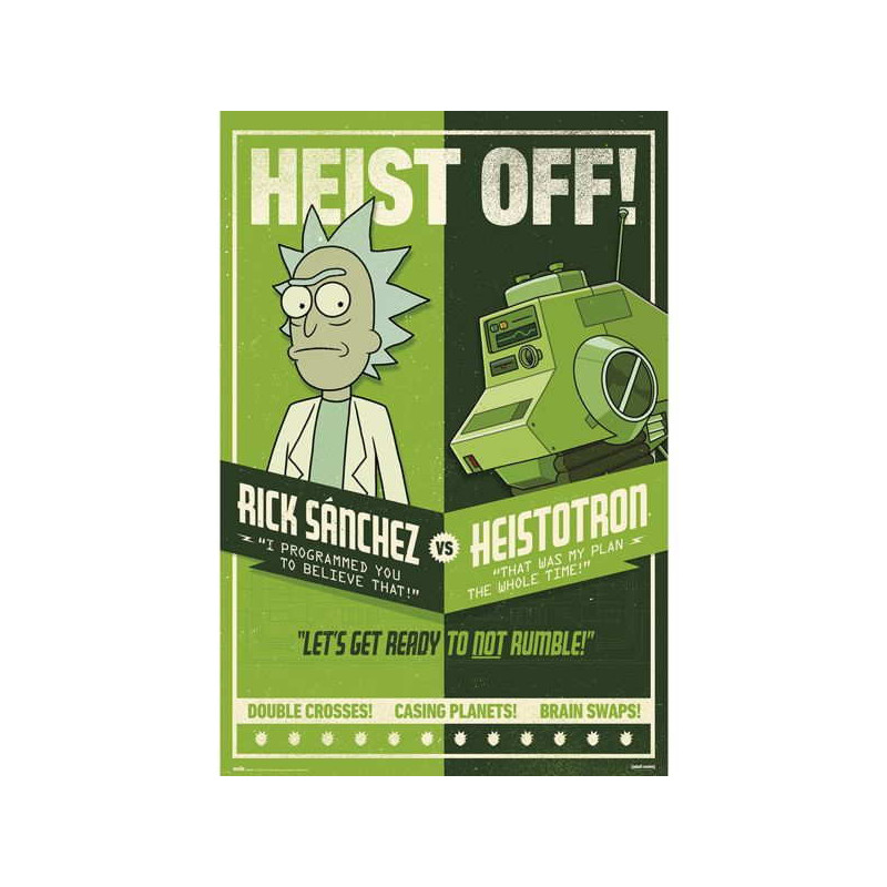 Imagen poster rick & morty season 4 heist off