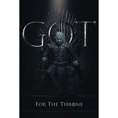 Imagen poster game of thrones the night king throne