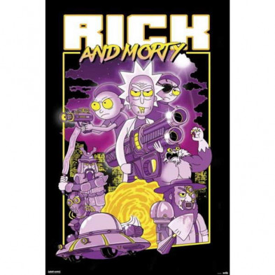 Imagen poster rick and morty characters