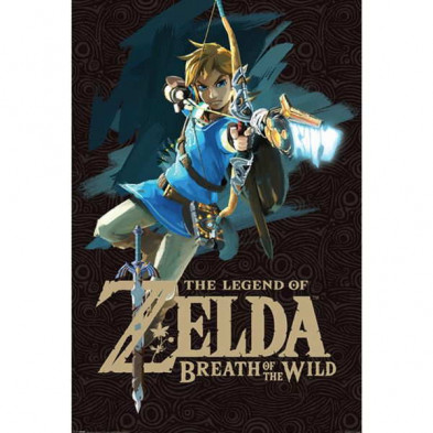 Imagen poster zelda breath of the wild game cover