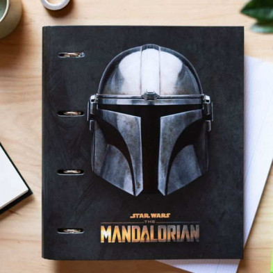 imagen 3 de carpeta 4 anillas the mandalorian premium