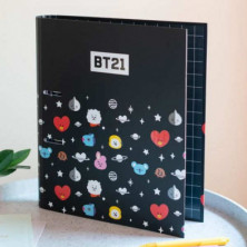 imagen 3 de carpeta 2 anillas bt21 premium