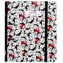 Imagen carpeta 2 anillas minnie mouse rocks the dots