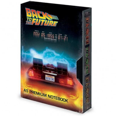 Imagen cuaderno a5 premium back to the future vhs Imagen cuaderno a5 premium back to the future vhs