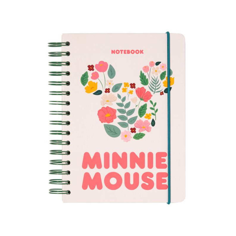 Imagen cuaderno a5 bullet minnie mouse tapa forrada