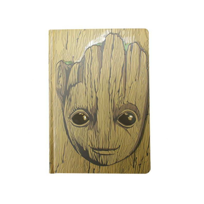 Imagen cuaderno a5 marvel gotg groot