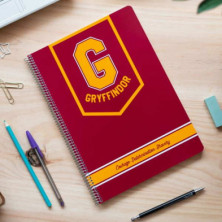 imagen 3 de cuaderno a5 harry potter gryffindor