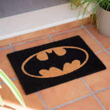 imagen 4 de felpudo dc comics batman logo