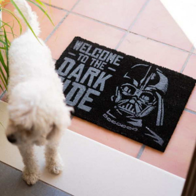 imagen 3 de felpudo star wars welcome to the dark side