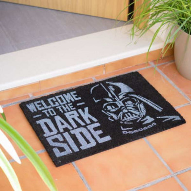 imagen 4 de felpudo star wars welcome to the dark side