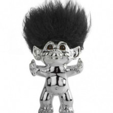 Imagen figura cromada pelo negro trolls