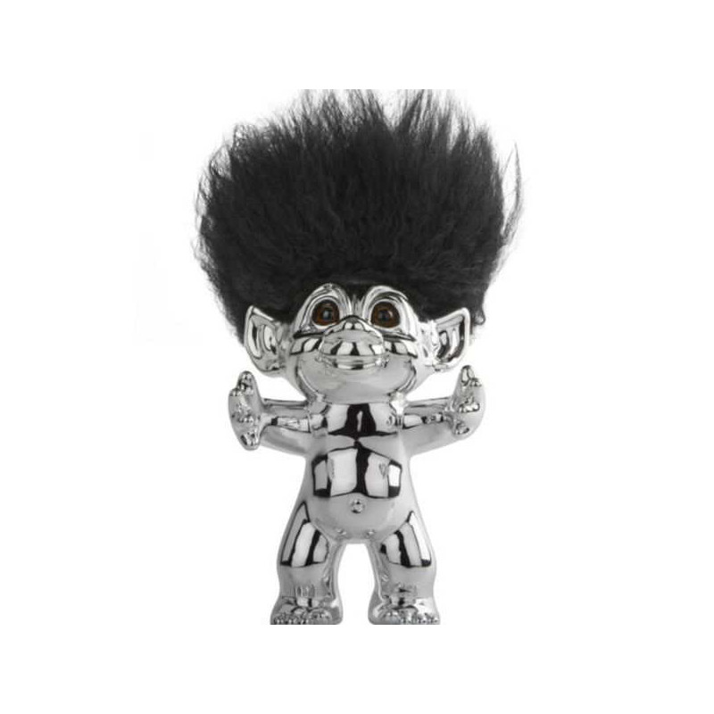 Imagen figura cromada pelo negro trolls