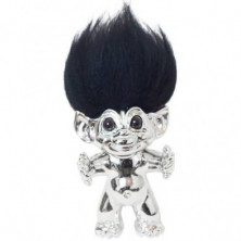 Imagen figura cromada pelo negro trolls 12cm