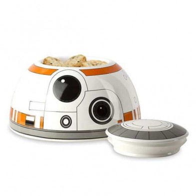 imagen 3 de galletero star wars bb-8 3d  ceramica 18cm