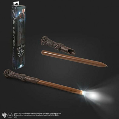 imagen 1 de boligrafo luminoso varita magica harry potter