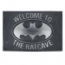 Imagen felpudo caucho batman batcave