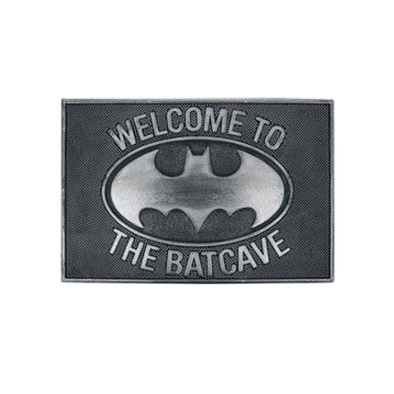 Imagen felpudo caucho batman batcave