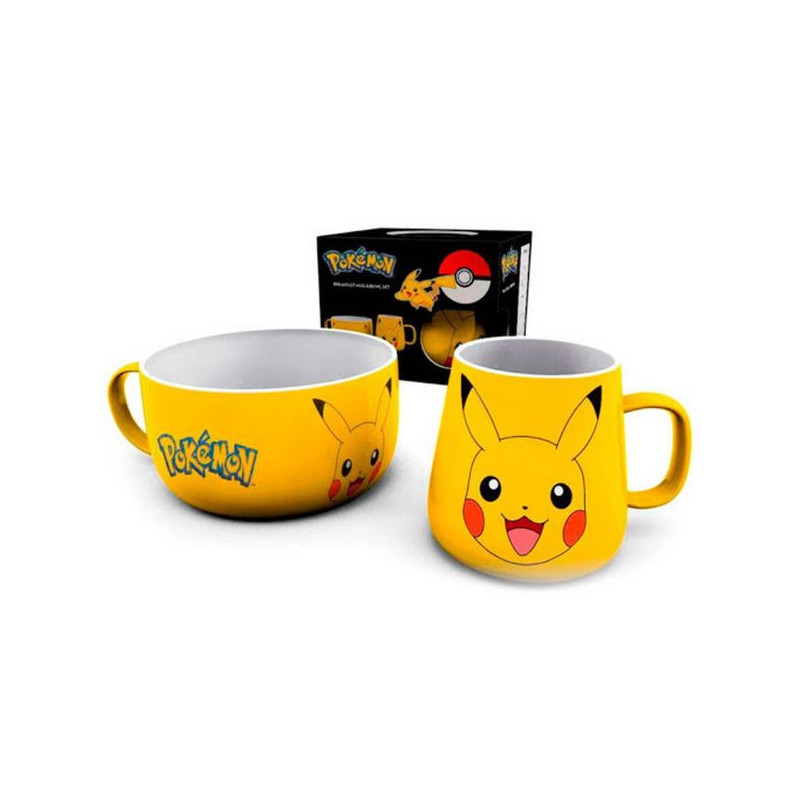 Imagen set desayuno pokemon pikachu
