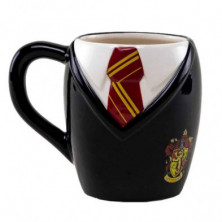 Imagen taza 3d harry potter uniforme gryffindor