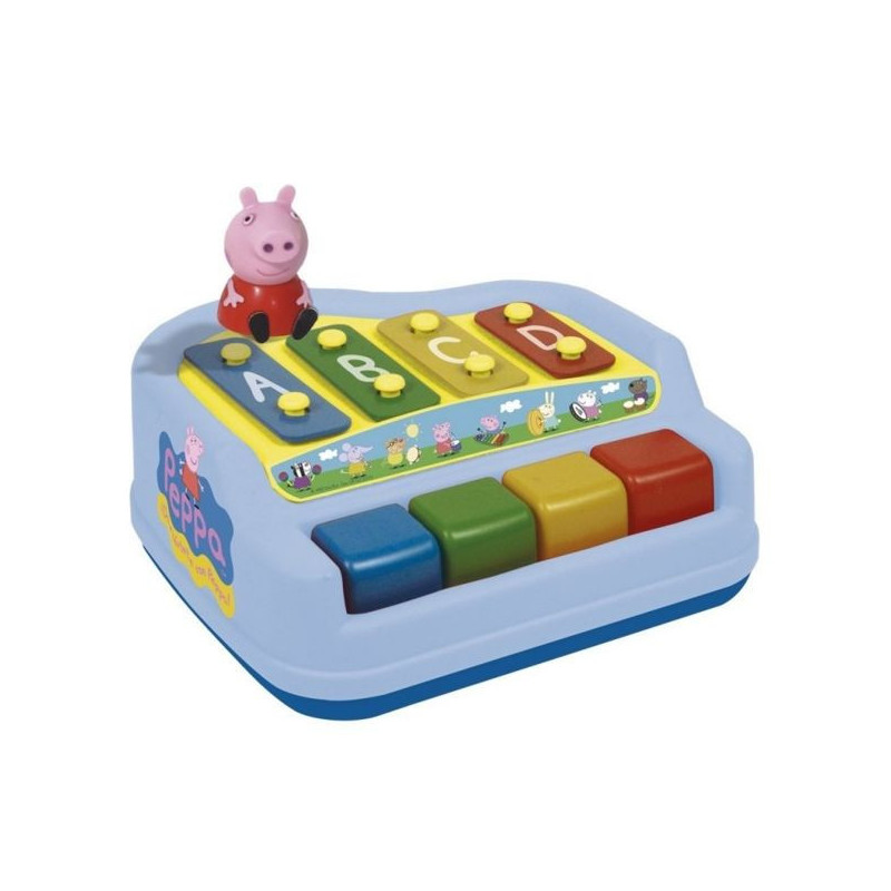 Imagen xilófono 4 teclas peppa pig con figura