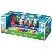 imagen 1 de teclado peppa pig con micro y personajes