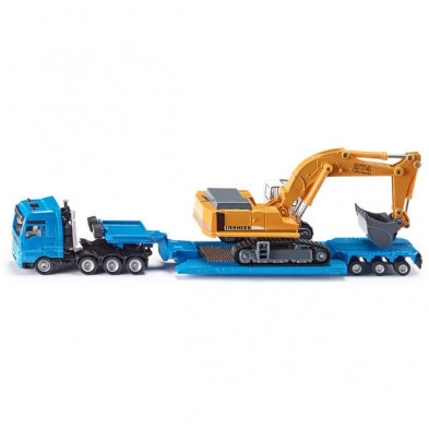 Imagen camión con remolque para pala excavadora 1/87