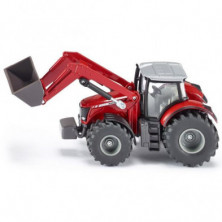 Imagen tractor massey ferguson con pala frontal 1/50