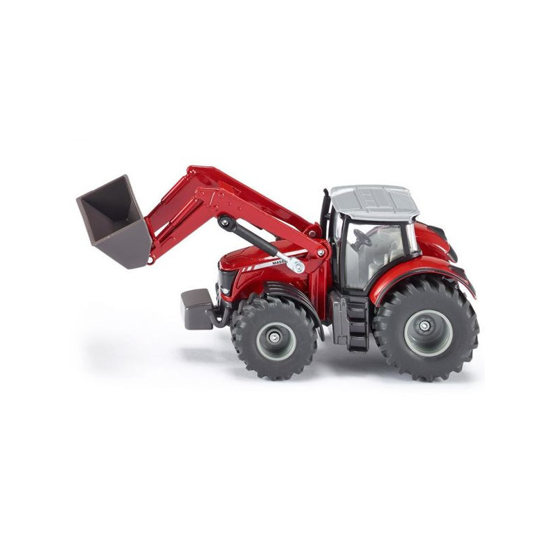 Imagen tractor massey ferguson con pala frontal 1/50