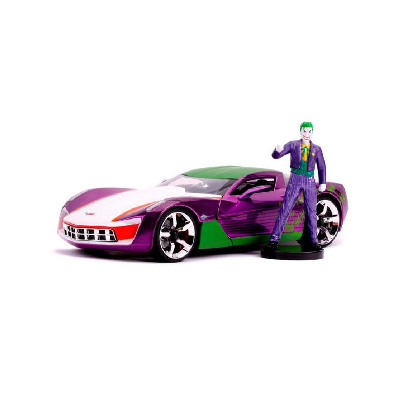 Imagen chevy corvette stingray y joker escala 1:24