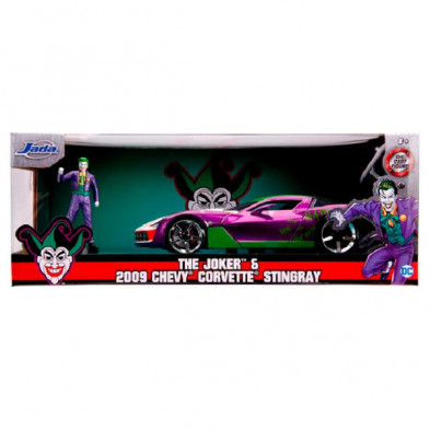 imagen 1 de chevy corvette stingray y joker escala 1:24