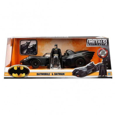 imagen 3 de batmóvil 1989 y figura batman 1/24