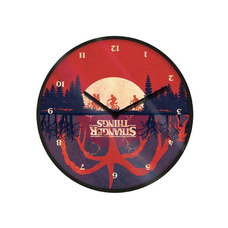 Imagen reloj de pared stranger things diametro 25cm