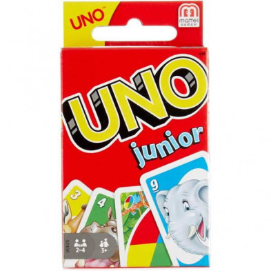 Imagen juego uno junior cartas mattel