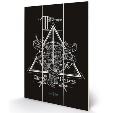 Imagen marco de madera harry potter reliquias muerte