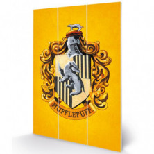 Imagen marco de madera harry potter hufflepuff