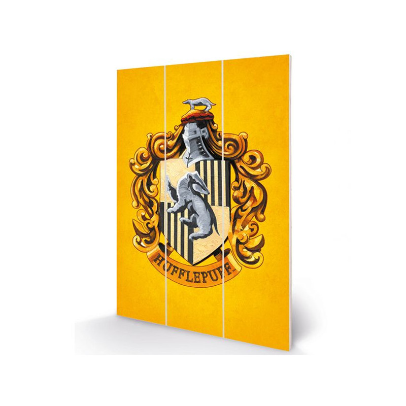 Imagen marco de madera harry potter hufflepuff