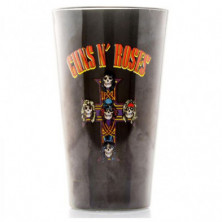 Imagen vaso grande de cristal guns n roses 500ml