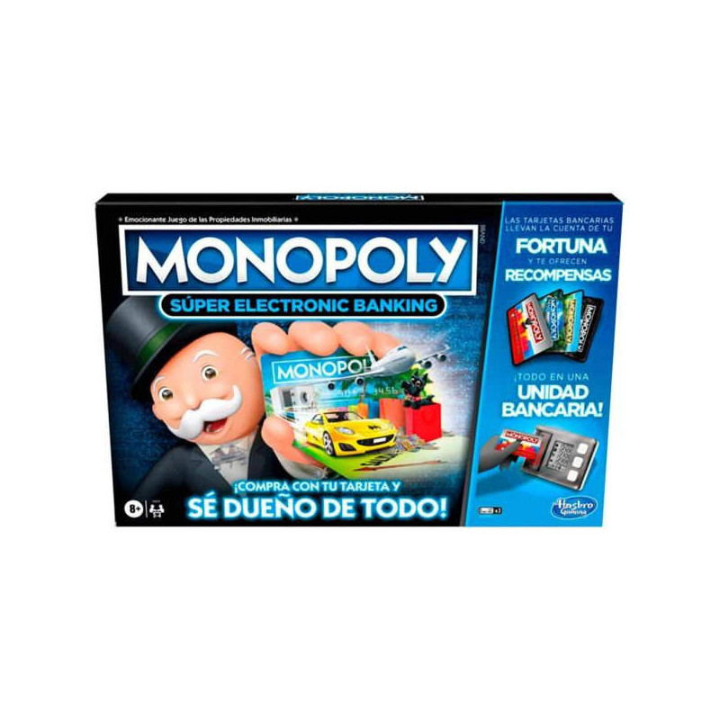 Imagen juego monopoly super electronic banking hasbro