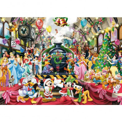 imagen 1 de puzle navidad disney 1000 piezas