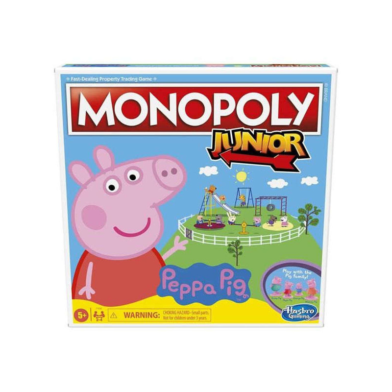 Imagen juego de mesa monopoly junior peppa pig