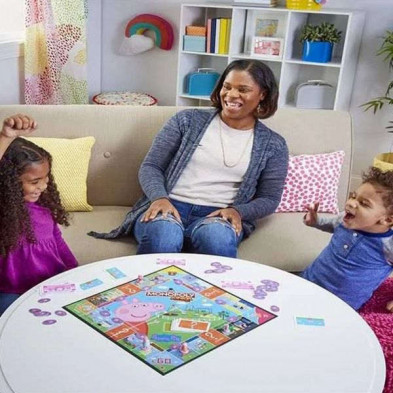 imagen 3 de juego de mesa monopoly junior peppa pig