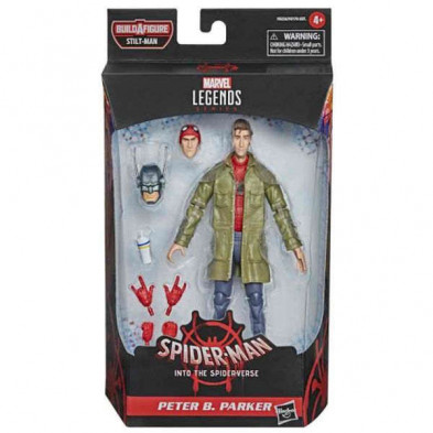 imagen 1 de figura marvel legends spiderman peter parker