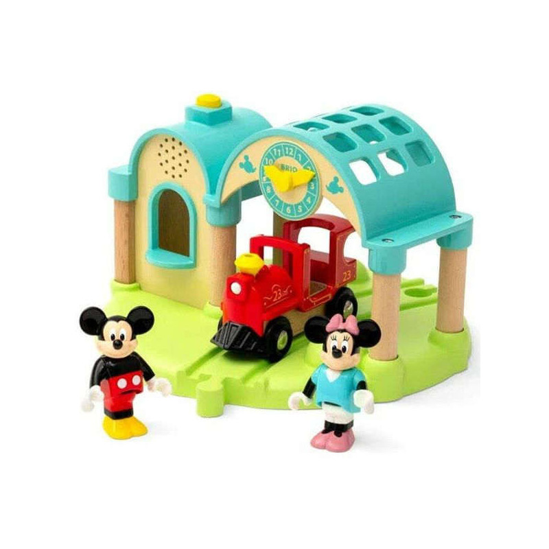 Imagen estación de tren mickey mouse brio