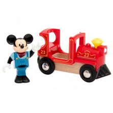 Imagen mickey mouse y locomotora brio