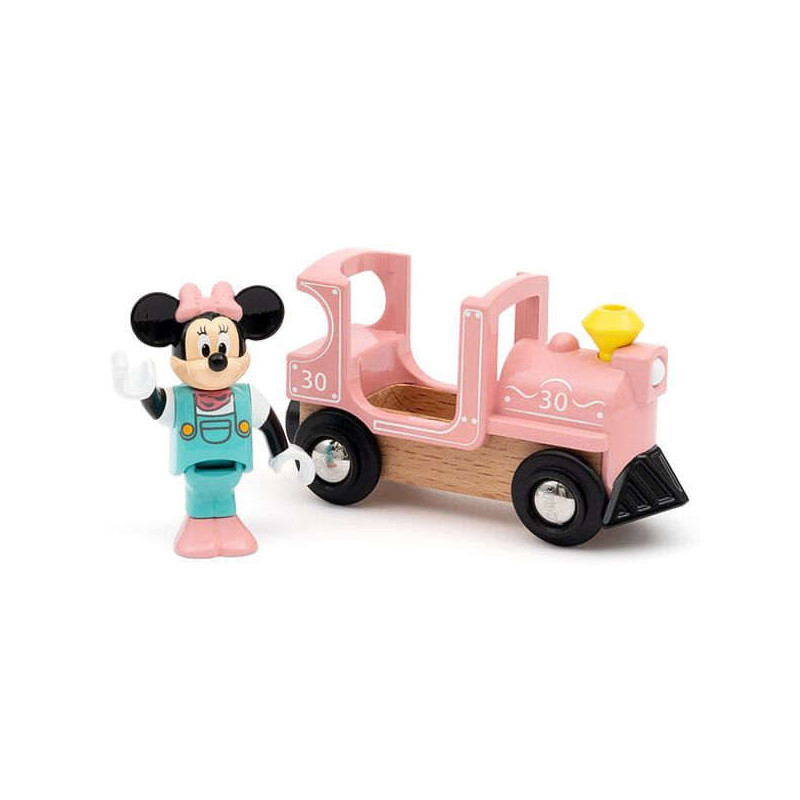 Imagen minnie mouse y locomotora brio