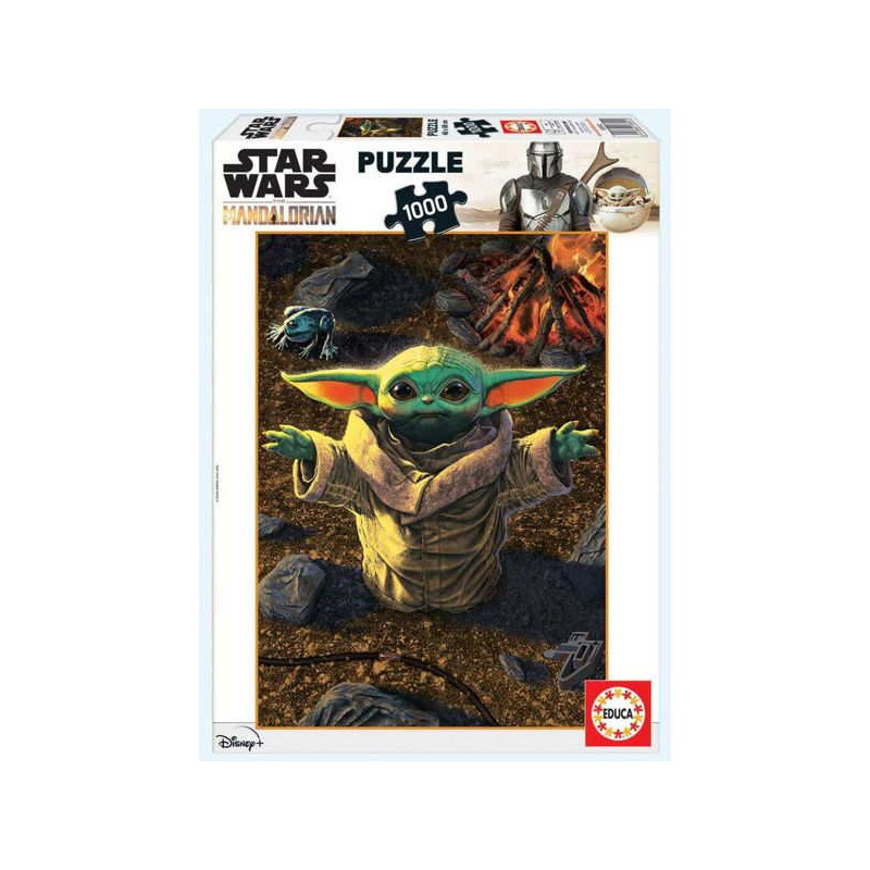 Imagen puzzle the mandalorian grogu 1000 piezas educa