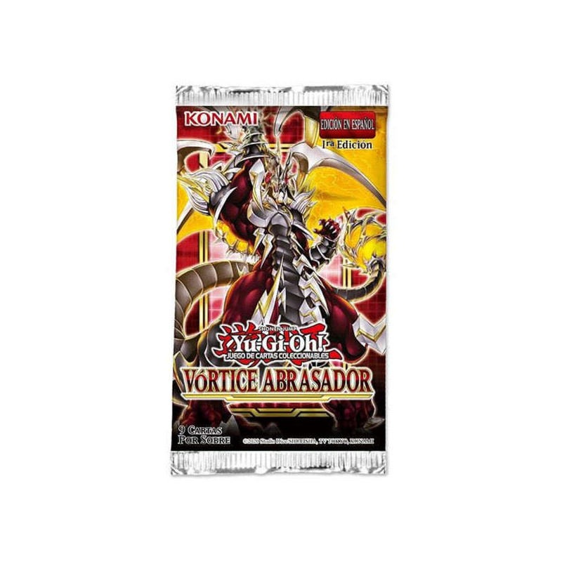 Imagen sobre de cartas yu-gi-oh vórtice abrasador