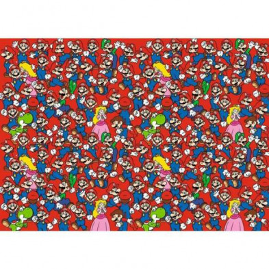 imagen 1 de puzzle ravensburger challenge super mario 1000 pz