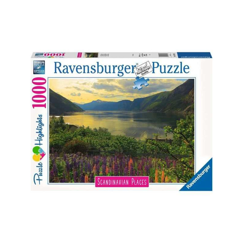 Imagen puzzle ravensburger fiordo noruega 1000 piezas Imagen puzzle ravensburger fiordo noruega 1000 piezas