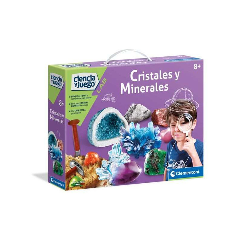 Imagen juego cristales y minerales clementoni